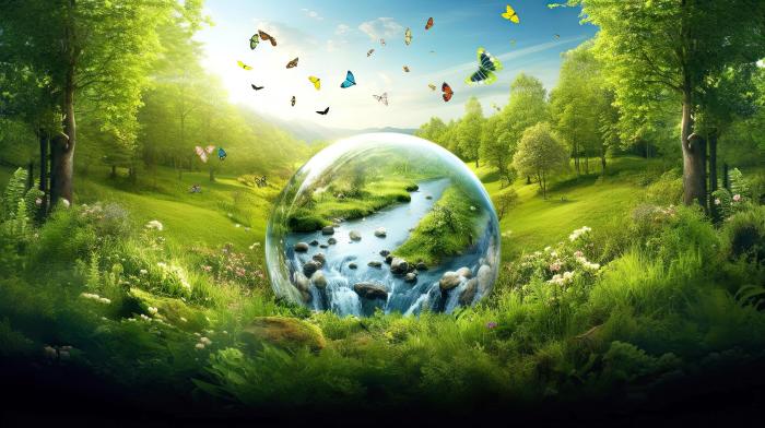 Illustration image, Nature and Sustainability, Eco-friendly Living and ...